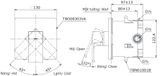 Van gật gù điều chỉnh nóng lạnh GC kèm phụ kiện âm tường TOTO TBG08303VA/TBN01001B 