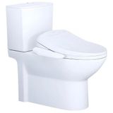  Bàn cầu 2 khối Caesar CD1340 (không nắp) + nắp rửa TAF400H 