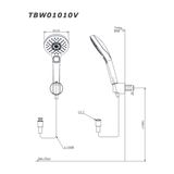  Bộ sen cây TOTO TBW01002BA/TBG03302VA/TBW01010V 
