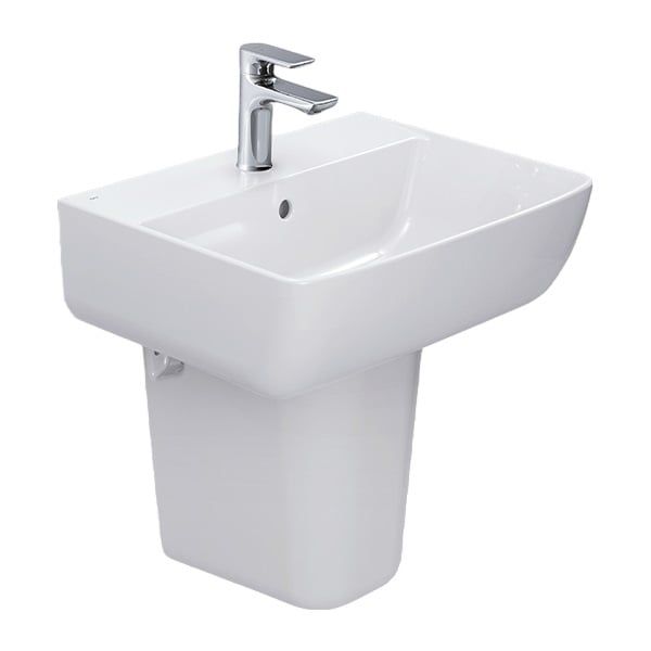 Chậu rửa treo tường INAX AL-312V kèm chân ngắn L-298VC Bùi Minh