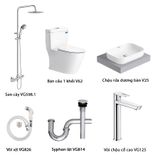  Combo thiết bị vệ sinh Viglacera số 11 