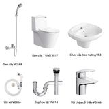  Combo thiết bị vệ sinh Viglacera số 6 