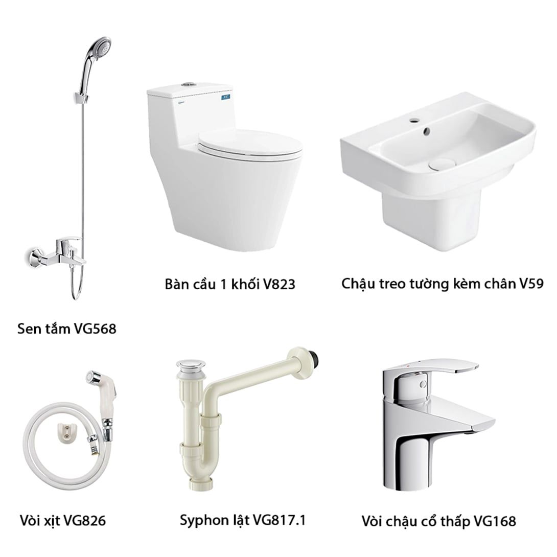  Combo thiết bị vệ sinh Viglacera số 5 