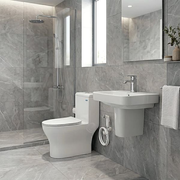 Combo trọn bộ thiết bị vệ sinh phòng tắm Viglacera số 9 của Đại lý cấp 1 Bùi Minh
