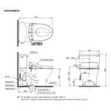  Bàn cầu điện tử TOTO CS767RW24#XW 
