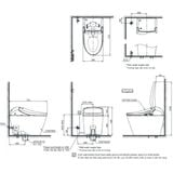  Bàn cầu điện tử TOTO CW878BA#XW/TCF76311GAA#NW1/T53P100VR 