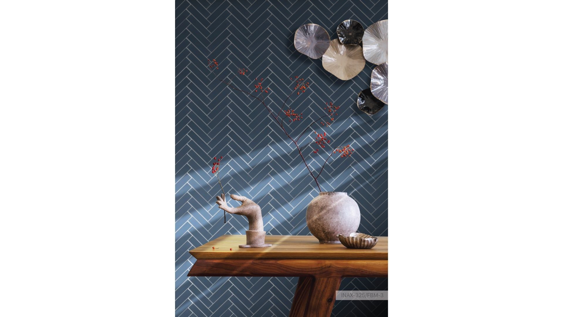  Gạch thẻ vân xương cá INAX-325/FBM-3 (FISHBONE MOSAIC) 