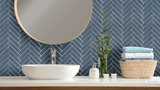  Gạch thẻ vân xương cá INAX-325/FBM-3 (FISHBONE MOSAIC) 