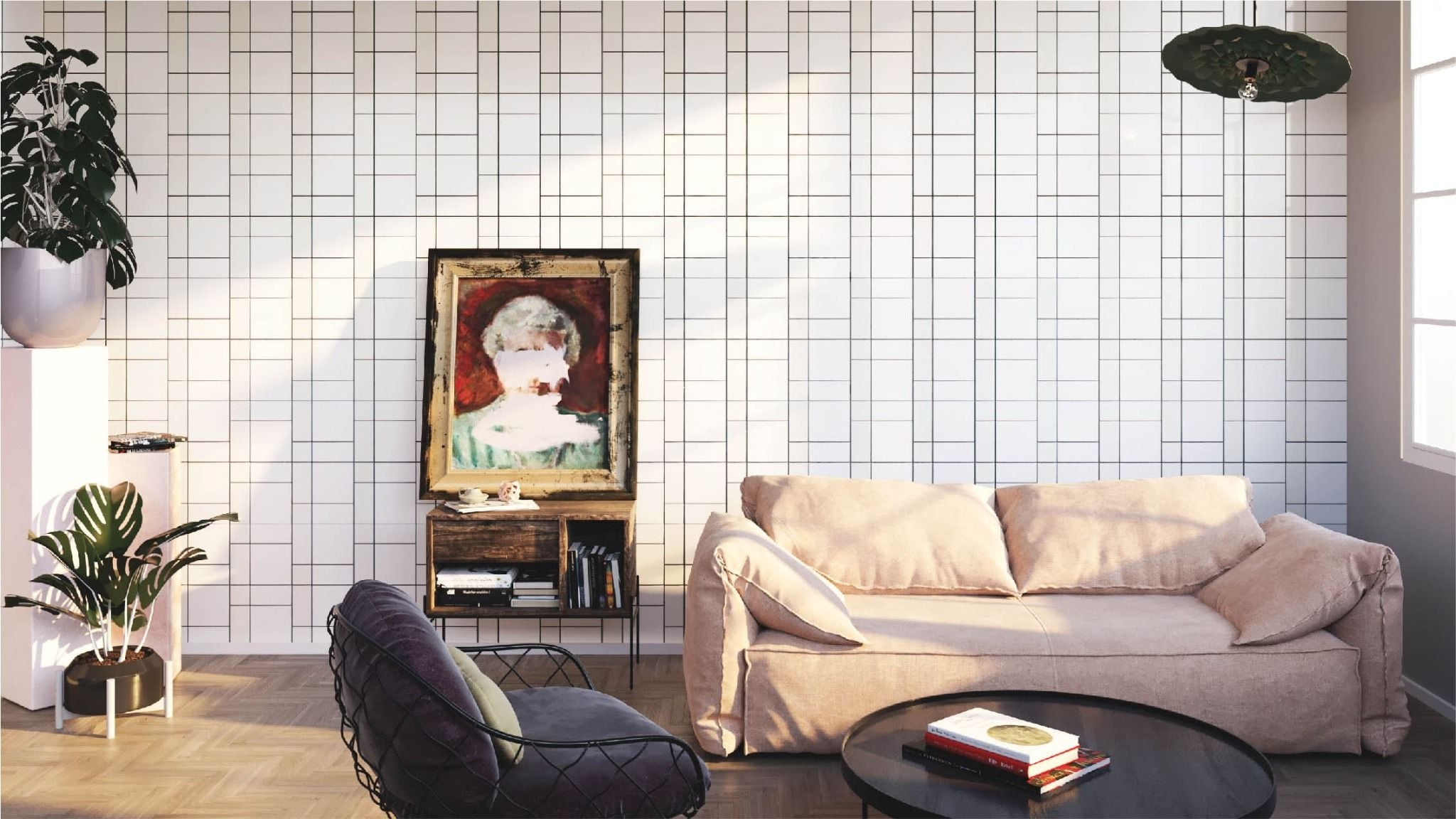  Gạch thẻ vân tre INAX 300/LTC-14 (LATTICE) 