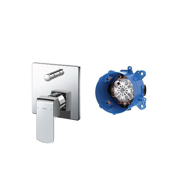  Van gật gù điều chỉnh nóng lạnh kèm nút chuyển hướng và phụ kiện âm tường TOTO TBG02304BA/TBN01001B 