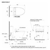  Bàn cầu điện tử TOTO MS857CDW17#XW 