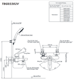  Sen tắm TOTO TBG03302V/TBW02017A 
