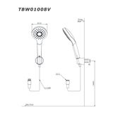  Bộ sen tắm nóng lạnh TOTO TBG03302VA/TBW01008V 