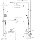  Bộ sen cây nóng lạnh TOTO TBW02001BA/TBG02302VA/TBW02006V 