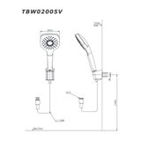  Bộ sen cây nóng lạnh TOTO TBW02001BA/TBG04302VA/TBW02005V 