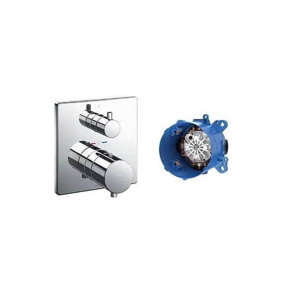  Van điều chỉnh nhiệt độ kèm van chuyển hướng và phụ kiện âm tường TOTO TBV02404B/TBN01001B 