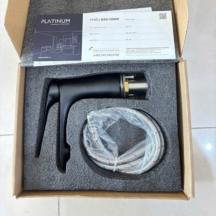  Vòi chậu nóng lạnh Viglacera Platinum P.51.356 