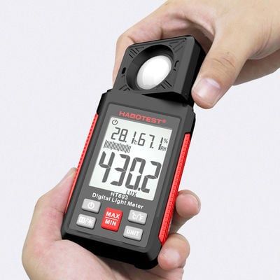  Máy Đo Cường Độ Ánh Sáng Habotest HT603 – 200.000 Lux, Auto Lux Meter 