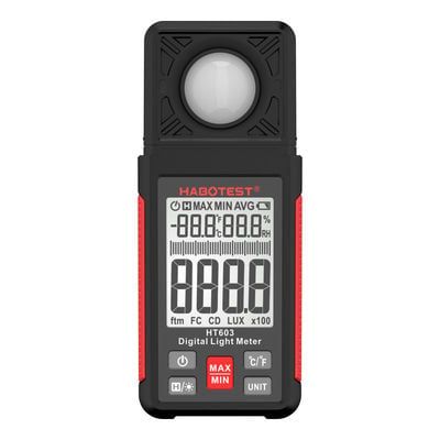  Máy Đo Cường Độ Ánh Sáng Habotest HT603 – 200.000 Lux, Auto Lux Meter 