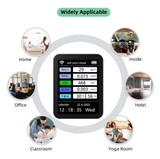  Máy đo chất lượng không khí thông minh Tuya WiFi THE01838 – đo PM2.5, CO₂, formaldehyde, nhiệt độ & độ ẩm, hiển thị LCD 