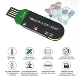  YIERYI TTE35134 – Thiết Bị Ghi Nhiệt Độ Dùng Một Lần 90 Ngày | Disposable Temperature Recorder 42.000 Dữ Liệu, IP67, Báo Cáo PDF 