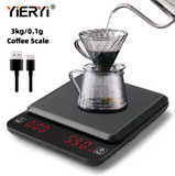  Cân pha cà phê điện tử TSC01793 – Cân mini 3kg/0.1g, cảm ứng chạm, hẹn giờ thông minh, sạc Type-C tiện lợi 