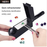  Khúc Xạ Kế Đo Đá Quý YIERYI THE01664 – Gem Refractometer 1.30–1.81RI Chính Xác Cao, Có Nguồn Sáng Ngoài 