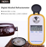  Khúc Xạ Kế Kỹ Thuật Số Đo Nồng Độ Cồn YIERYI THE01666 – DR403 Digital Alcohol Refractometer 0–73%, Chính Xác, Dễ Dùng 