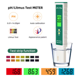  Bút Đo pH Nước YIERYI PH-2Plus – Độ Chính Xác 0.01 pH, Hiển Thị Màu Theo pH, Có ATC Cho Hồ Bơi Và Gia Đình 