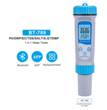  Bút Đo Nước Bluetooth 7 Trong 1 YIERYI BT-789 – Đo ORP, pH, EC, TDS, Muối, Tỷ Trọng, Nhiệt Độ Chính Xác 