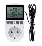  Ổ cắm điều khiển nhiệt độ YIERYI THE01846 – Dải -40~120°C, màn hình lớn, công suất 3680W, ổ cắm EU, hẹn giờ & kiểm soát nhiệt độ chính xác 