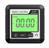  Thước đo góc điện tử YIERYI 4×90° – Inclinometer, thước thủy kỹ thuật số, độ chính xác ±0.1°, vỏ ABS, từ tính, đạt chuẩn CE/FCC 