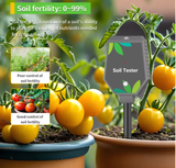  Máy Đo Đất Thông Minh 8 Trong 1 YAGO YY-1088W – Đo Độ Mặn, Độ Phì, pH, Ánh Sáng, Độ Ẩm, Nhiệt Độ & Độ Ẩm Không Khí 