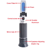  Khúc Xạ Kế Đo Độ Ngọt YIERYI THE01505B – 0–90% Brix, Honey Refractometer Chính Xác Cao, Dễ Dùng, Bền Bỉ 