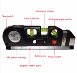  YIERYI LV-03 (TTE02401) – Thước Đo Khoảng Cách Kỹ Thuật Số 8FT | Horizontal Laser Range Finder Cầm Tay, IP54, Chính Xác Cao 