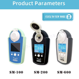  Máy Đo Độ Ngọt Kỹ Thuật Số YIERYI SM-100 – Khúc Xạ Kế Brix 0-35%, Chính Xác Cao, Cầm Tay, Chống Nước 