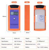  YIERYI TTE35078 – Máy Đo Tia UVC RGM-UVC Chính Xác Cao | Thiết Bị Đo Bức Xạ Đèn Khử Khuẩn, LED UVC, Bò Sát & Y Tế 