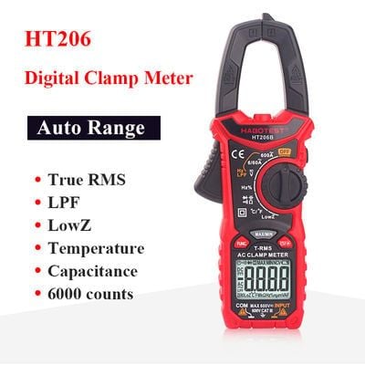  Ampe Kìm Kỹ Thuật Số Habotest HT206 – Dòng HT206, Cần Xác Nhận Biến Thể A/B/D 