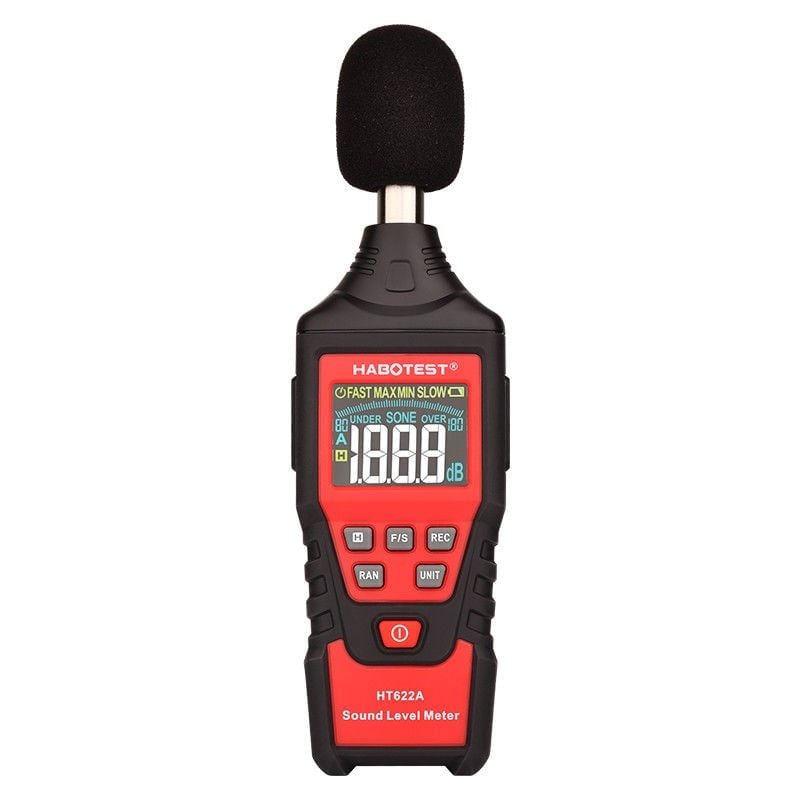  Máy Đo Độ Ồn Habotest HT622A – 30~130dBA, Đo Âm Thanh Môi Trường 