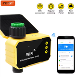  Bộ Hẹn Giờ Tưới Cây Năng Lượng Mặt Trời WiFi Tuya YIERYI YG-388 – Van Nước Tự Động, Cảm Biến Mưa, Pin Sạc 2000mAh 