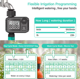  Bộ Hẹn Giờ Tưới Cây Tự Động YIERYI ECF-SGW10 – Một Đầu Ra, Màn Hình LCD, Chống Nước IP55, Lập Trình Linh Hoạt 