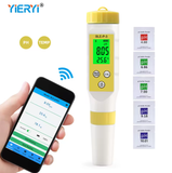  Máy Đo pH Bluetooth YIERYI BLE-P-3 – 2 Trong 1 Đo pH Và Nhiệt Độ Chính Xác 0.01 pH 
