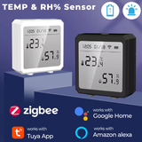  Cảm Biến Nhiệt Độ & Độ Ẩm Tuya Zigbee LTH02Z – Chính Xác ±0.3°C, Tích Hợp Google Home & Alexa 