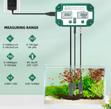  Máy Đo Nước 6 Trong 1 YIERYI YY-W9909 – WiFi Tuya Smart, Ghi Dữ Liệu, Đo pH, EC, TDS, Độ Mặn, Nhiệt Độ 