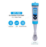  Máy Đo Nước Bluetooth 5 Trong 1 Dạng Muỗng YIERYI BT-785 – Đo Muối, EC, TDS, Tỷ Trọng, Nhiệt Độ Chính Xác Cao 
