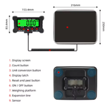  Cân treo điện tử TSC01784 – Cân kỹ thuật số LCD 200 kg, độ chính xác cao ±200 g, thiết kế chắc chắn, dễ sử dụng 