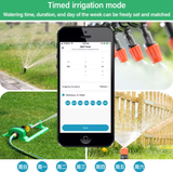 Bộ Hẹn Giờ Tưới Cây Thông Minh Bluetooth YIERYI ECF-SGW03W – Điều Khiển Từ Xa, Chống Nước IP55, Tưới Tự Động Sân Vườn 