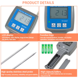  Máy đo độ ẩm bột ngũ cốc YIERYI TK100GF – đo nhanh tinh bột, bột gạo, ngô, lúa mì, độ chính xác ±0.5% 