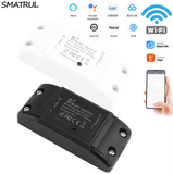  Công Tắc Điều Khiển Đèn Thông Minh Tuya WiFi SMATRUL WHD06 10A – Hỗ Trợ Google Home, Alexa, Hẹn Giờ Từ Xa 