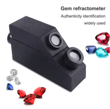  Khúc Xạ Kế Đo Đá Quý YIERYI THE01664 – Gem Refractometer 1.30–1.81RI Chính Xác Cao, Có Nguồn Sáng Ngoài 